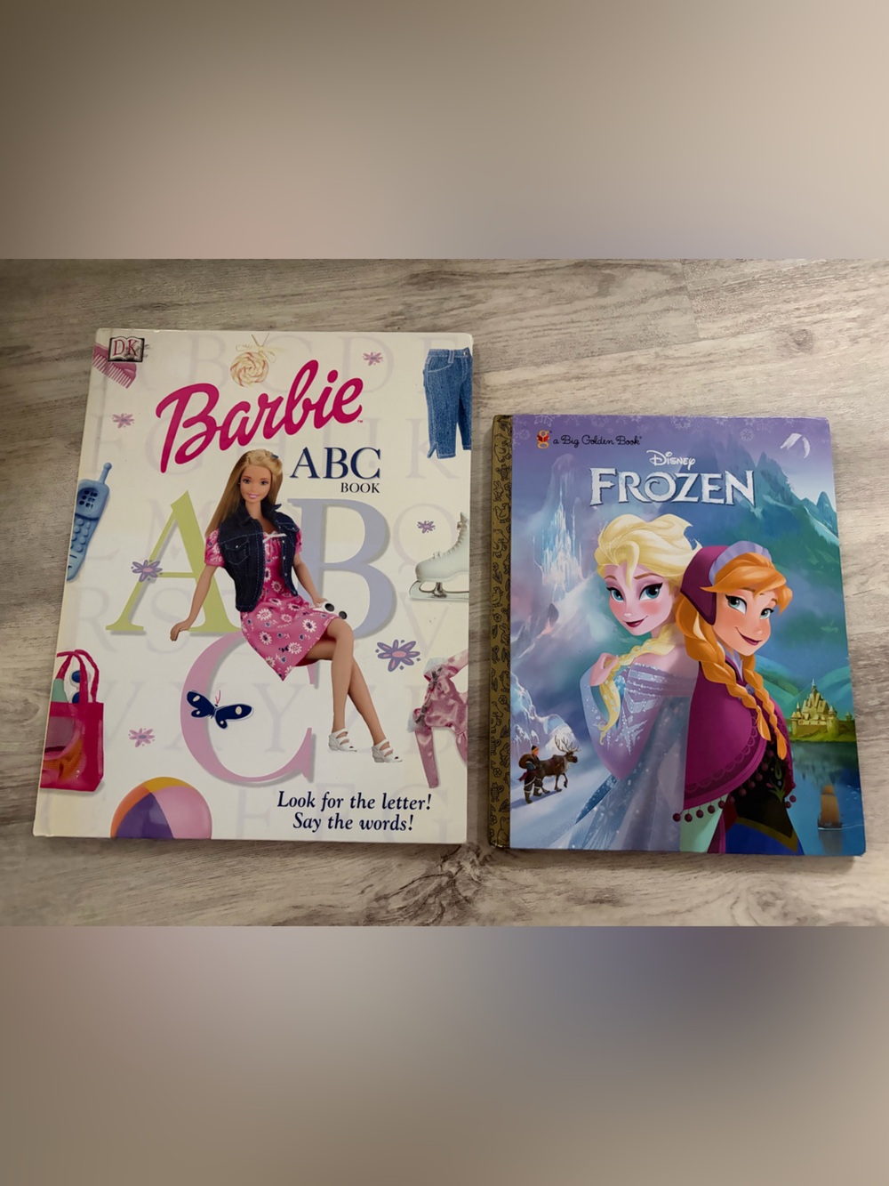 Barbie ABC hidden picture Book - Frozen story book